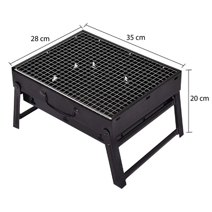 Combo Mini Asador BBQ + Set x5 Utensilios